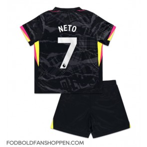 Chelsea Pedro Neto #7 Tredjetrøje Børn 2024-25 Kortærmet (+ Korte bukser)